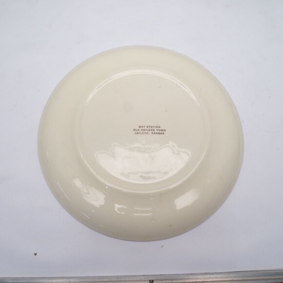 Vintage Kansas State Souvenir Plate - Picture 2 of 2